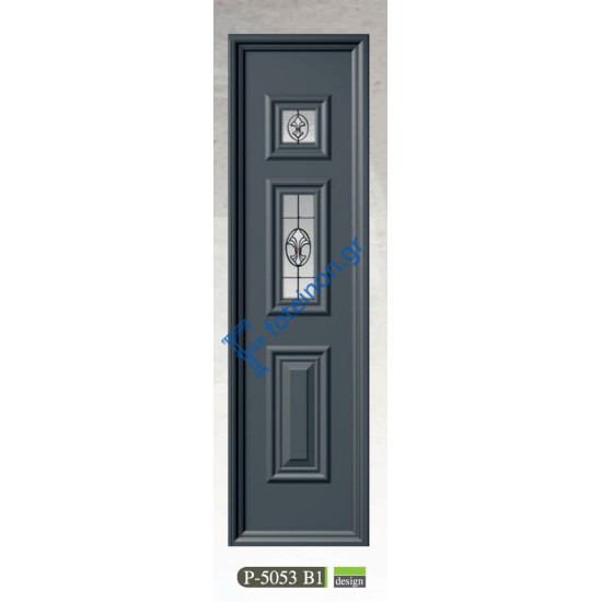 Πρεσαριστό πλαινό πάνελ αλουμινίου σε λευκό χρώμα ALFA (P-5053 B1)