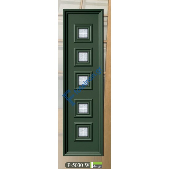 Πρεσαριστό πλαινό πάνελ αλουμινίου σε λευκό χρώμα ALFA (P-5030 W)