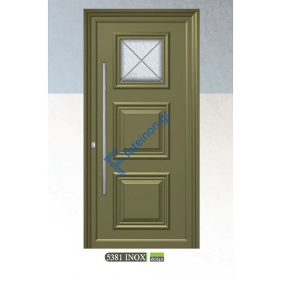 Πρεσαριστό πάνελ αλουμινίου σε λευκό χρώμα ALFA (5381 INOX)