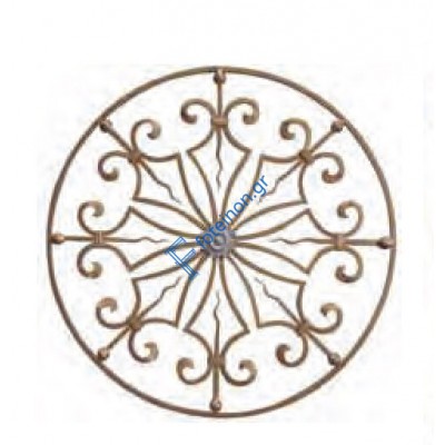 Διακοσμητικό μοτίφ σιδήρου κωδ.(6/59) 12x12 για κάγκελα/περίφραξη