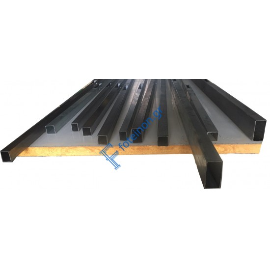 Μπόγια Κλειδαριάς 38x38x1.4mm Γαλβανιζέ 2.5m