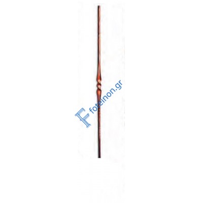 Κολωνάκι σιδήρου κωδ.(8/55) για περίφραξη 14x14 τετράγωνο