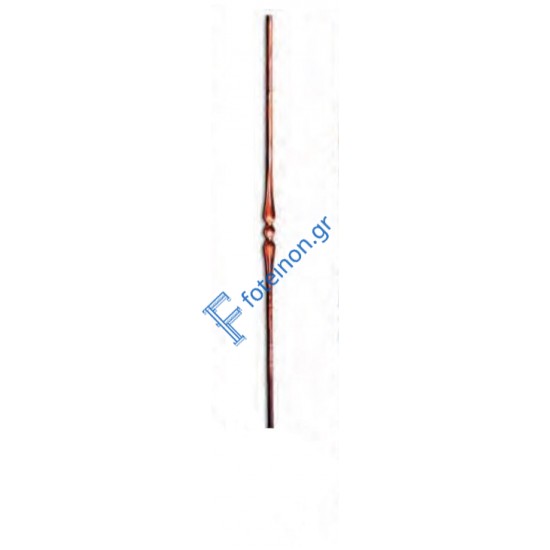 Κολωνάκι σιδήρου κωδ.(8/55) για περίφραξη 14x14 τετράγωνο