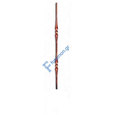 Κολωνάκι σιδήρου κωδ.(9/55) για περίφραξη 14x14 τετράγωνο