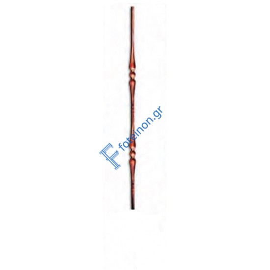 Κολωνάκι σιδήρου κωδ.(9/55) για περίφραξη 14x14 τετράγωνο