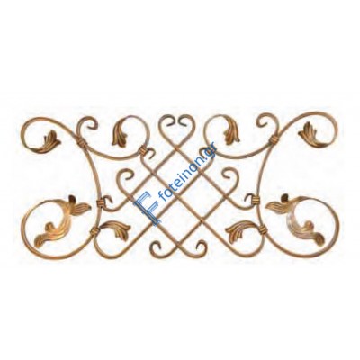 Διακοσμητικό μοτίφ σιδήρου κωδ.(9/59) 16x8 για κάγκελα/περίφραξη