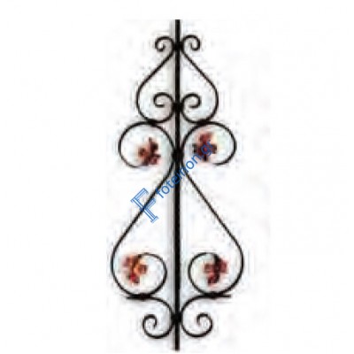 Διακοσμητικό μοτίφ σιδήρου κωδ.(9/73) 12x12 για κάγκελα/περίφραξη