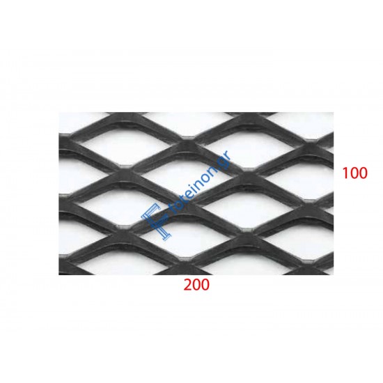 Λαμαρίνα Σιδήρου κωδ.(P40) Μέταλ Ντεπλουαγέ 1000x2000x3mm Ρόμβος (τιμή/m2)