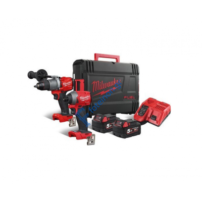 Σετ Κρουστικό δραπανοκατσάβιδο και Παλμικό κατσαβίδι 1/4'' 18V Milwaukee M18(4933464268)