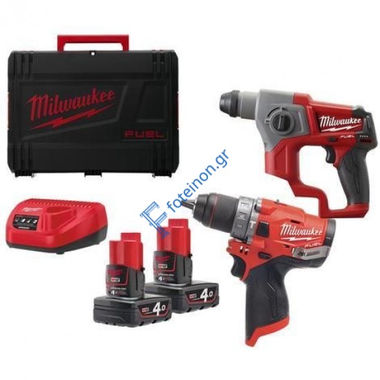 Σετ εργαλείων POWERPACK FUEL M12 FPP2B Milwaukee 