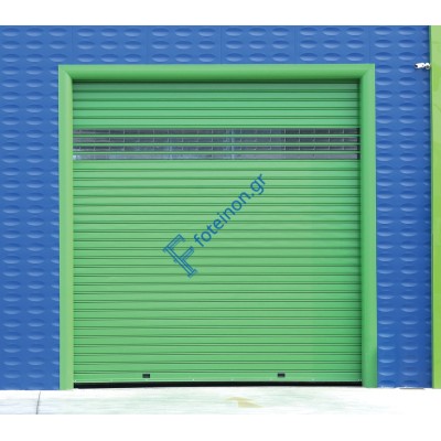 Ρολό διάφανο πολυκαρμπονικό,άθραυστο με τζαμάκια ή μονοκόμματο με άξονα Φ60