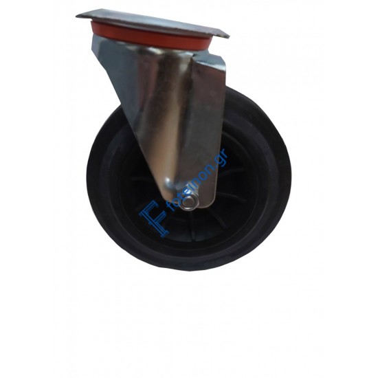 Ρόδα περιστρεφόμενη γαλβανισμένη Φ20mm QT