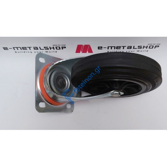 Ρόδα περιστρεφόμενη γαλβανισμένη Φ20mm QT