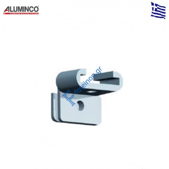 Σύνδεσμος κουπαστής κολώνας Aluminco 4201 (μαύρο)