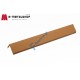 Γωνία τελειώματος για συνθετικό Deck 40 καφέ ανοιχτό (40x40x3600mm)