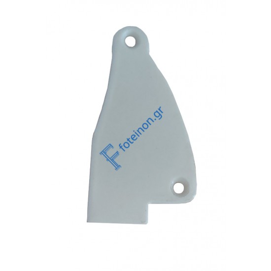 Τάπα αντίβαρου λευκή 9016