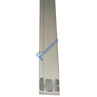 Λαμάκι 20x3 αλουμινίου σε χρώμα λευκό 9016 