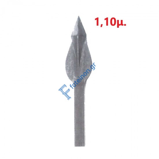 Λόγχη-φλόγα (ρόμβος) σιδήρου για περίφραξη  14x14 τετράγωνο 1,10μ.