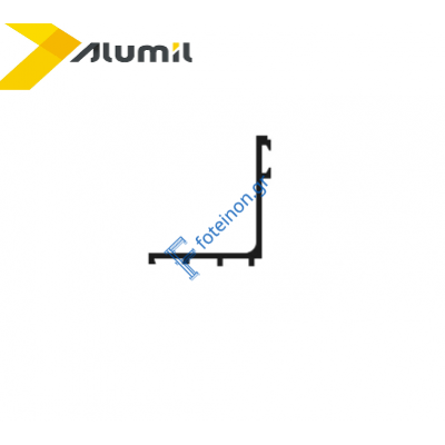 Προφίλ A/T STANDARD 10-648 6μ σε χρώμα λευκό 9016 (τιμή βέργας 6m.)