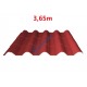 Λαμαρίνα μεταλλικό ρωμαϊκό κεραμίδι χρώμα κόκκινο, μήκος 3,65μ.
