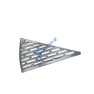 Σκαλοπάτια σιδήρου λαμαρίνας γαλβανιζέ πρεσσαριστά δεξιά