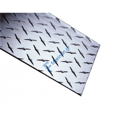 Λαμαρίνα Κριθαράκι Αλουμινίου (Dammier) 1250x2500x2.2mm