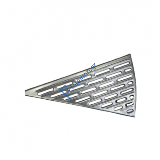 Σκαλοπάτια σιδήρου λαμαρίνας γαλβανιζέ πρεσσαριστά αριστερά