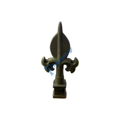 Λόγχη διακομητική χυτή με τρύπα για κοιλοδοκό 14x14