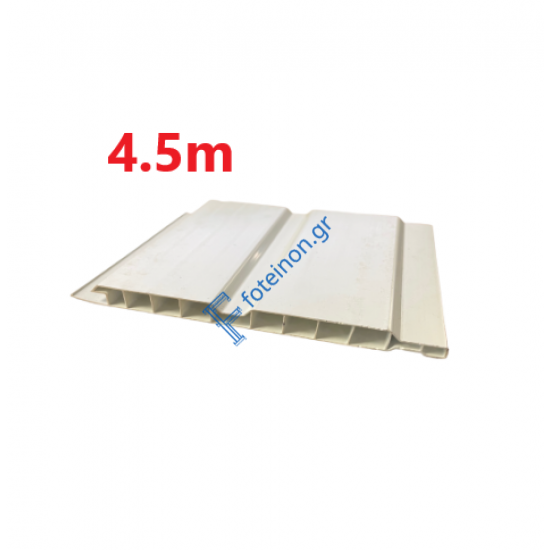 Ραμποτέ πλαστικό Χ-528 μήκος 4,5m σε χρώμα λευκό