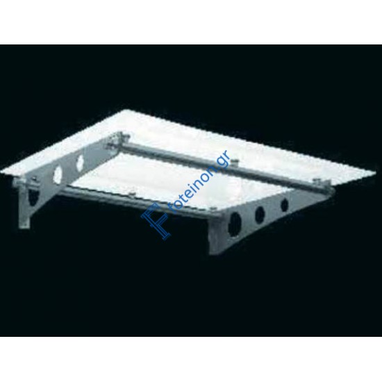 Στέγαστρο αλουμινίου 615 διαστάσεων 1500mm x 1000mm