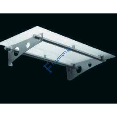 Στέγαστρο αλουμινίου 615Μ διαστάσεων 1000mm x 700mm