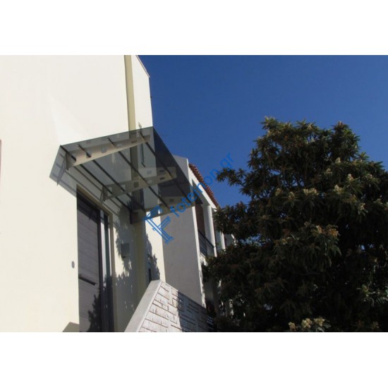 Στέγαστρο αλουμινίου 616 διαστάσεων 1000mm x 1000mm