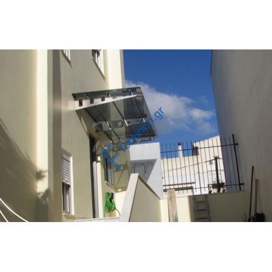 Στέγαστρο αλουμινίου 616 διαστάσεων 1000mm x 1000mm