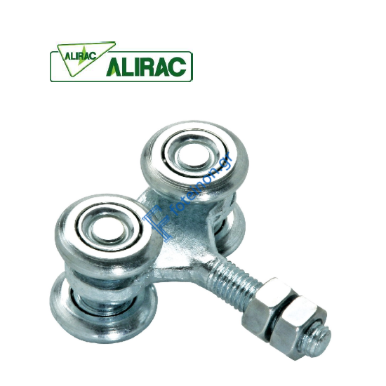 Ράουλο Κρεμαστό γαλβανισμένο, 4 τροχών, Φ24, 4P Alirac