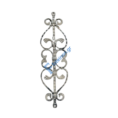 Κάγκελο αλουμινίου Β1 70101 65cm χρώμα μαύρο