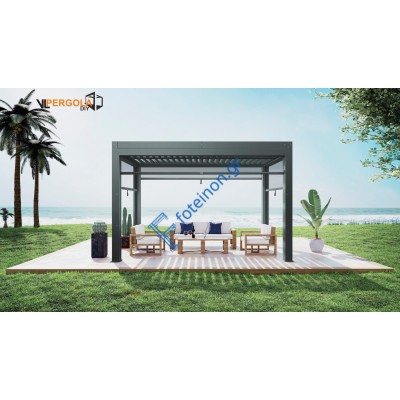 Βιοκλιματική Πέργκολα VIOMAL DIY | Χειροκίνητη Αλουμινίου