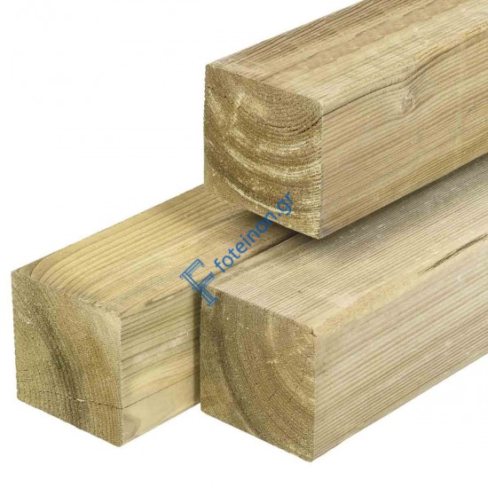 Ξύλινη κολώνα εμποτισμένη  7 x 7εκ. ΚΟΛΩΝΑ ΕΜΠΟΤΙΣΜΕΝΗ 7 x 7 x 200εκ. ΒΑΜΜΕΝΗ ΛΕΥΚΗ