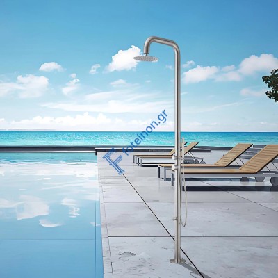 Inox Στήλη Ντους Ζεστού/Κρύου Νερού