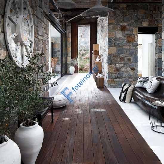 Σανίδα πατώματος Thermo ash λείο DECKING THERMO ASH ΛΕΙΟ 2 x 11,2 x 210εκ.
