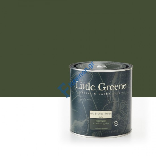 Χρώμα ξύλου Little Greene - Mid Bronze Green 125 LITTLE GREENE - MID BRONZE GREEN EH 1lt (125)
