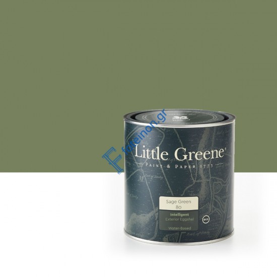 Χρώμα ξύλου Little Greene - Sage Green 80 LITTLE GREENE - SAGE GREEN EH (80) 2,5lt