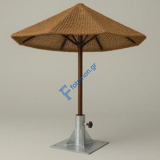 Βάση Ομπρέλας Γαλβανισμένη 30x30 για ομπρέλα Κοκοφοίνικα