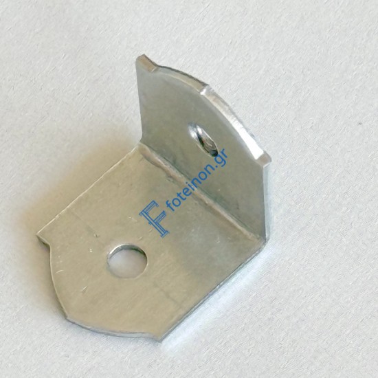Γωνία Σύνδεσης για Κολώνα Αλουμινίου - 20x20x15x1,5mm
