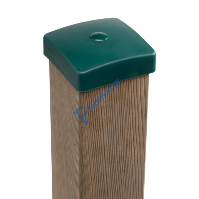 Καπάκι Κολώνας Πλαστικό 7x7εκ. Πράσινο