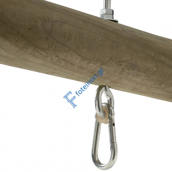 Άγκιστρο Αιώρησης Διαμπερές με Γάντζο και Δακτύλιο 10εκ.