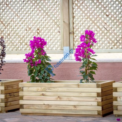 Ξύλινη Γλάστρα 37 x 110εκ.