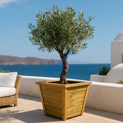 Ξύλινη Γλάστρα Βέρνη 45εκ.