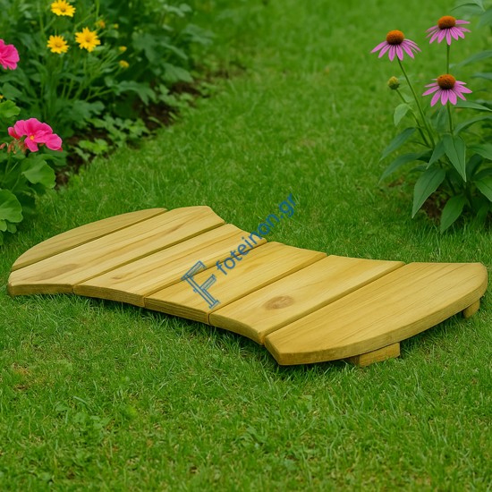 Ξύλινο Πάτημα Κήπου Διπλή Εκλείψη 60εκ.