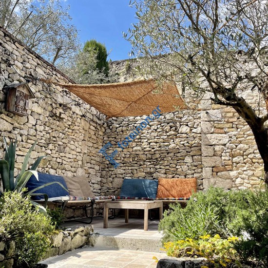 Τετράγωνο πανί σκίασης Κοκοφοίνικα - model 2 ΤΕΤΡΑΓΩΝΟ ΠΑΝΙ ΣΚΙΑΣΗΣ ΚΟΚΟΦΟΙΝΙΚΑ (ΕΝΙΣΧ. ΔΙΑΓΩΝΙΑ) 3m x 3m | M2