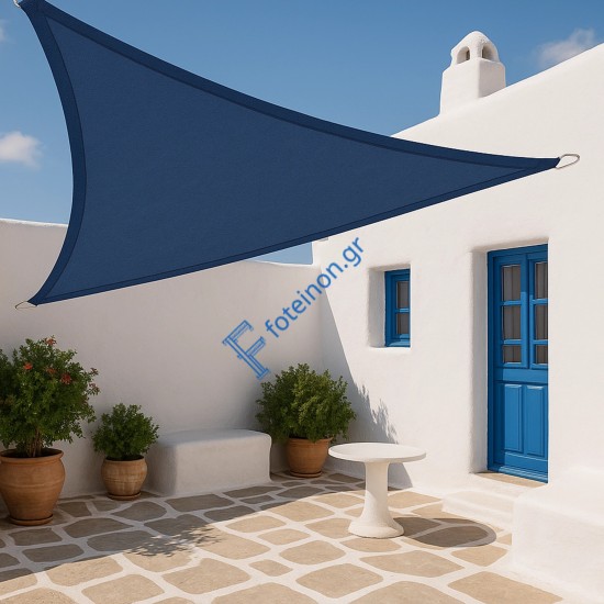 Τρίγωνο Πανί Σκίασης Ναυτικό Μπλε ΤΡΙΓΩΝΟ ΠΑΝΙ ΣΚΙΑΣΗΣ NESLING 5 x 5 x 5m - ΝΑΥΤΙΚΟ ΜΠΛΕ